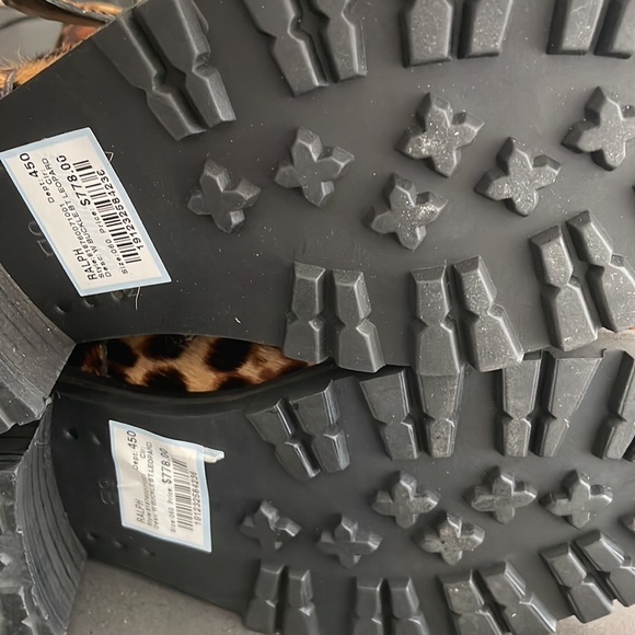 BRAND NEW Polo Ralph Lauren Payge Moto Boots Size 6 and 6.5 - Picture 9 of 9